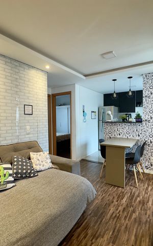 Apartamento para alugar com 38m², 2 quartos e 1 vagaSala