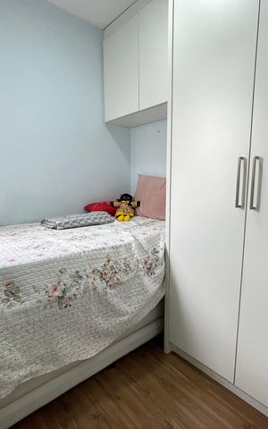 Apartamento à venda com 69m², 3 quartos e 1 vagaQuarto 3