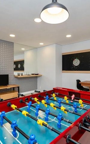 Apartamento à venda com 37m², 2 quartos e sem vaga Apartamento à venda com 37m², 2 quartos e sem vagaÁrea comum - Salão de jogos