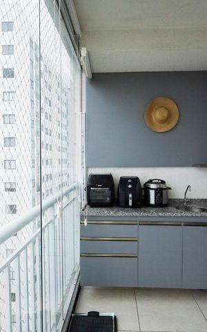 Apartamento à venda com 61m², 2 quartos e 1 vaga Apartamento à venda com 61m², 2 quartos e 1 vagaVaranda sala