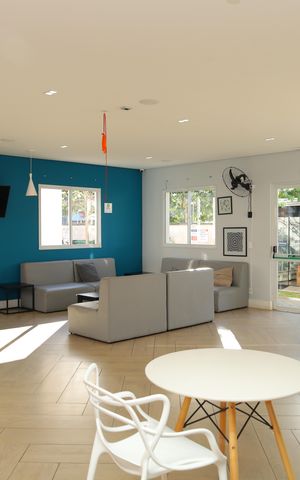 Apartamento à venda com 42m², 2 quartos e sem vagaÁrea comum - Salão de festas