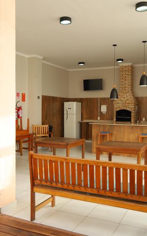 Apartamento à venda com 42m², 2 quartos e sem vagaÁrea comum - Salão gourmet