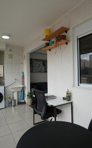 Apartamento para alugar com 35m², 1 quarto e sem vagaVaranda