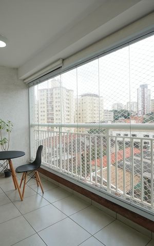Apartamento para alugar com 35m², 1 quarto e sem vagaVaranda