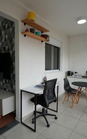 Apartamento para alugar com 35m², 1 quarto e sem vagaVaranda