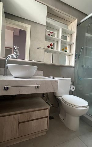 Apartamento à venda com 83m², 3 quartos e 1 vagaBanheiro 1