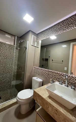 Apartamento à venda com 83m², 3 quartos e 1 vagaBanheiro 2