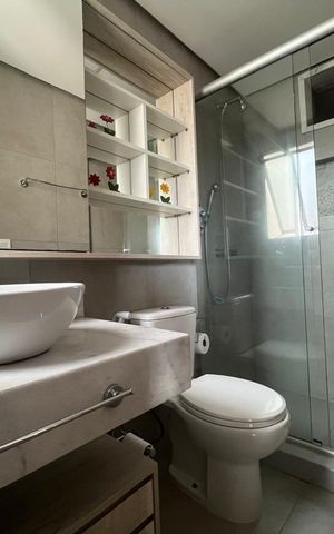 Apartamento à venda com 83m², 3 quartos e 1 vagaBanheiro 1