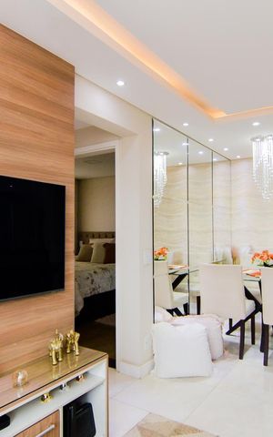 Apartamento à venda com 52m², 2 quartos e 1 vagaSala