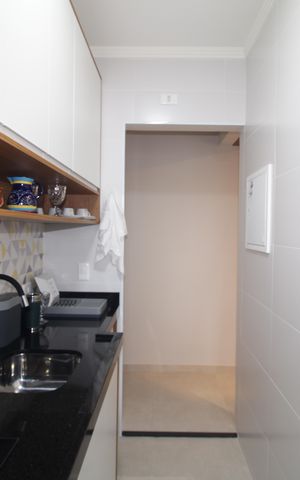 Apartamento para alugar com 40m², 1 quarto e 1 vagaCozinha / Área de Serviço
