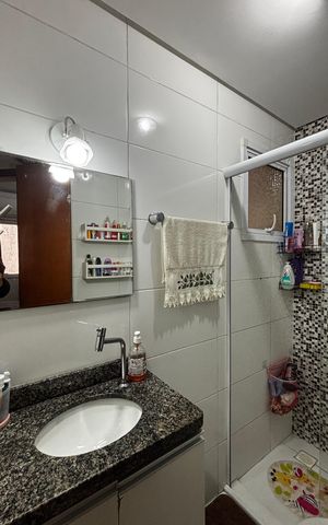 Apartamento à venda com 50m², 2 quartos e 1 vaga Apartamento à venda com 50m², 2 quartos e 1 vagaBanheiro