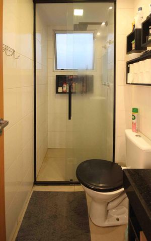 Apartamento à venda com 48m², 2 quartos e 1 vaga Apartamento à venda com 48m², 2 quartos e 1 vagaBanheiro