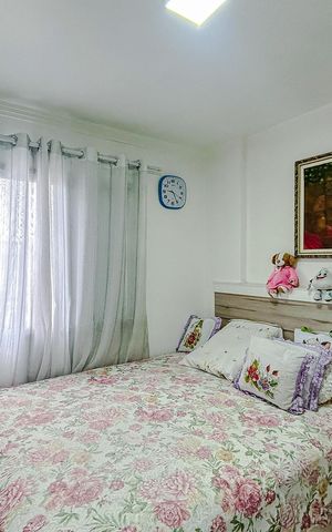 Apartamento à venda com 62m², 3 quartos e 1 vagaQuarto 2