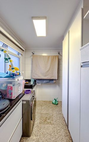 Apartamento à venda com 220m², 3 quartos e 4 vagasÁrea de Serviço