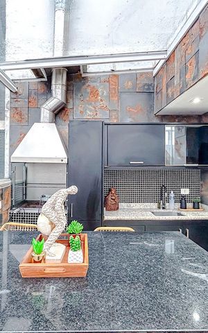 Apartamento à venda com 220m², 3 quartos e 4 vagasÁrea gourmet