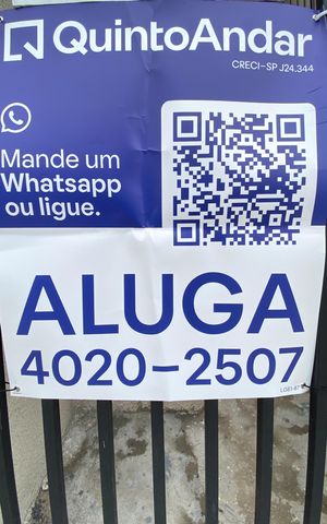 Apartamento para alugar com 25m², 1 quarto e sem vaga Apartamento para alugar com 25m², 1 quarto e sem vagaPlaca