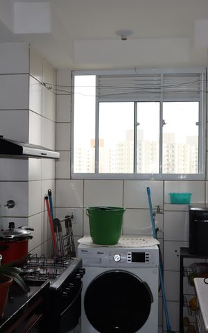 Apartamento para alugar com 49m², 2 quartos e sem vagaCozinha e Área de Serviço