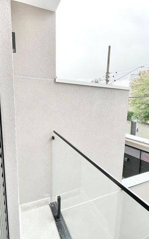 Casa à venda com 80m², 3 quartos e 2 vagasQuarto 3 - Suíte Varanda