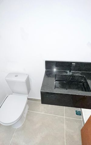 Casa à venda com 80m², 3 quartos e 2 vagasBanheiro Espaço Gourmet