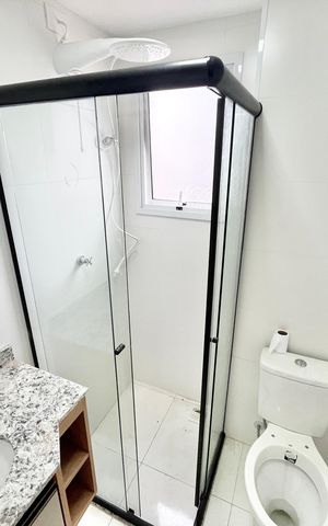 Apartamento à venda com 55m², 2 quartos e 1 vaga Apartamento à venda com 55m², 2 quartos e 1 vagaBanheiro