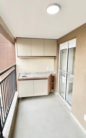 Apartamento à venda com 55m², 2 quartos e 1 vaga Apartamento à venda com 55m², 2 quartos e 1 vagaVaranda da Sala