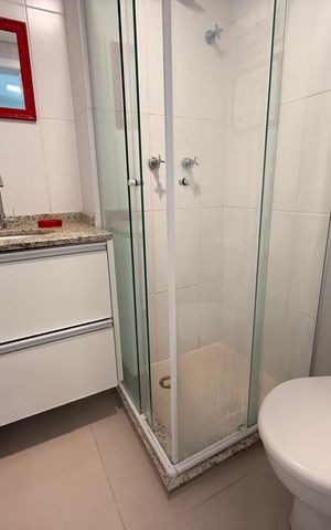 Apartamento para alugar com 46m², 1 quarto e 1 vaga Apartamento para alugar com 46m², 1 quarto e 1 vagaBanheiro