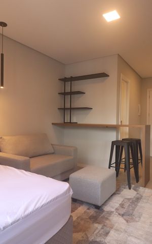 Studio à venda com 25m², 1 quarto e sem vagaCozinha/Sala/Quarto