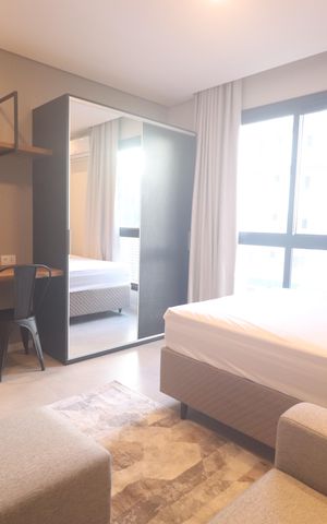 Studio à venda com 25m², 1 quarto e sem vagaCozinha/Sala/Quarto
