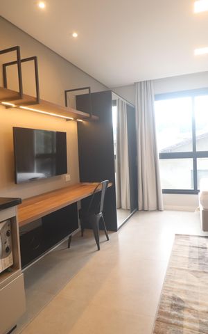 Studio à venda com 25m², 1 quarto e sem vagaSala/Quarto/Cozinha