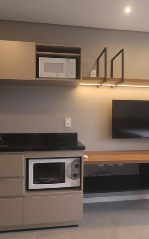 Studio à venda com 25m², 1 quarto e sem vagaSala/Quarto/Cozinha