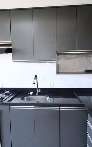 Apartamento à venda com 49m², 1 quarto e 1 vagaCozinha e Área de Serviço