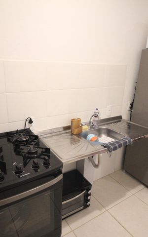 Apartamento à venda com 52m², 2 quartos e 1 vagaCozinha e Área de Serviço