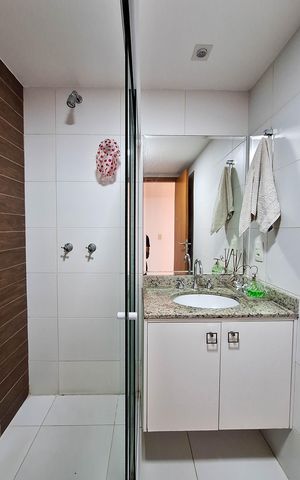 Apartamento à venda com 96m², 3 quartos e 1 vaga Apartamento à venda com 96m², 3 quartos e 1 vagaBanheiro Social