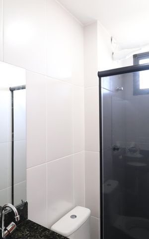 Apartamento para alugar com 58m², 2 quartos e 1 vagaBanheiro Social