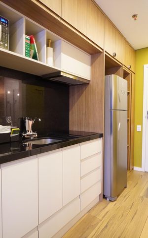 Studio para alugar com 25m², 1 quarto e sem vagaCozinha