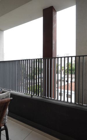 Studio para alugar com 25m², 1 quarto e sem vagaVaranda