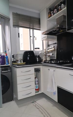 Apartamento à venda com 50m², 1 quarto e 1 vagaCozinha