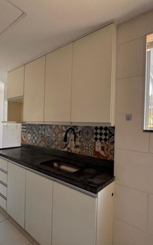 Casa de condomínio para alugar com 100m², 2 quartos e 2 vagasCozinha e Área de Serviço