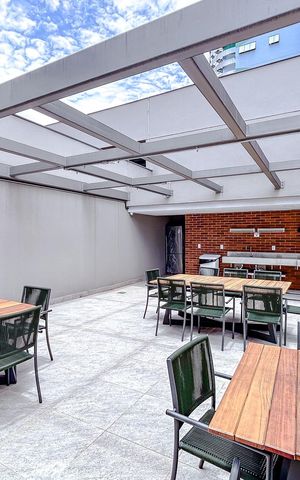 Studio à venda com 28m², 1 quarto e sem vagaÁrea comum - Churrasqueira