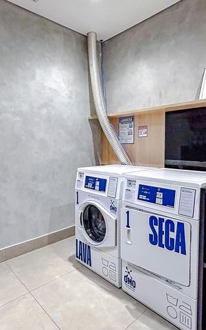 Studio à venda com 28m², 1 quarto e sem vagaLavanderia