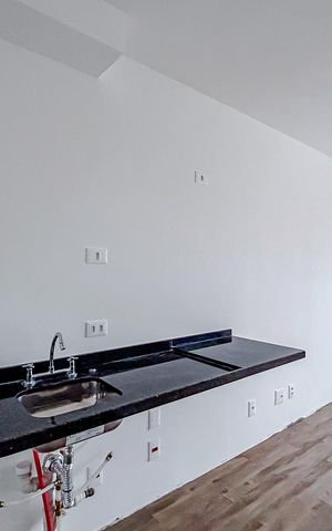 Studio à venda com 28m², 1 quarto e sem vagaCozinha