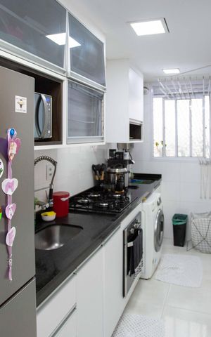 Apartamento para alugar com 69m², 2 quartos e 2 vagasCozinha