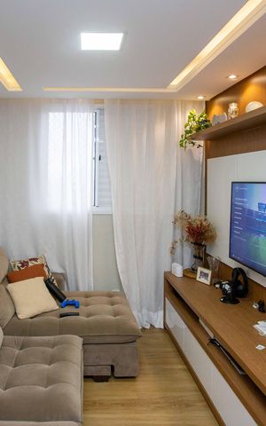 Apartamento para alugar com 69m², 2 quartos e 2 vagasSala de TV