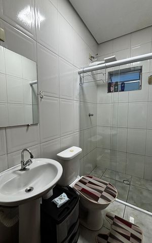 Apartamento à venda com 53m², 1 quarto e sem vaga Apartamento à venda com 53m², 1 quarto e sem vagaBanheiro da Suíte
