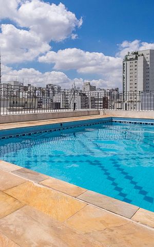 Apartamento para alugar com 42m², 1 quarto e 1 vaga Apartamento para alugar com 42m², 1 quarto e 1 vagaPiscina