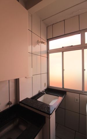 Apartamento à venda com 63m², 2 quartos e 1 vagaCozinha e Área de Serviço