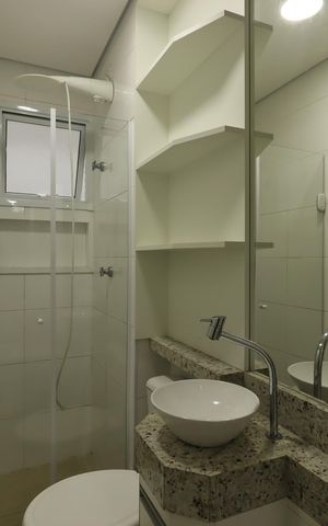 Apartamento à venda com 63m², 2 quartos e 1 vagaBanheiro da Suíte
