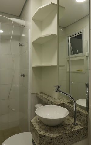Apartamento à venda com 63m², 2 quartos e 1 vagaBanheiro Social