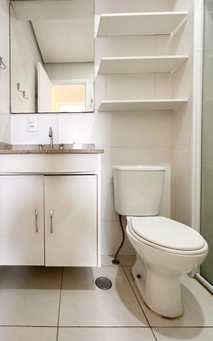 Apartamento para alugar com 144m², 2 quartos e 2 vagas Apartamento para alugar com 144m², 2 quartos e 2 vagasBanheiro Social