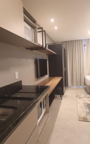 Studio à venda com 25m², 1 quarto e sem vagaBanheiro